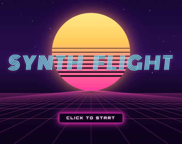 Synth Flight - a one-button synthwave action game